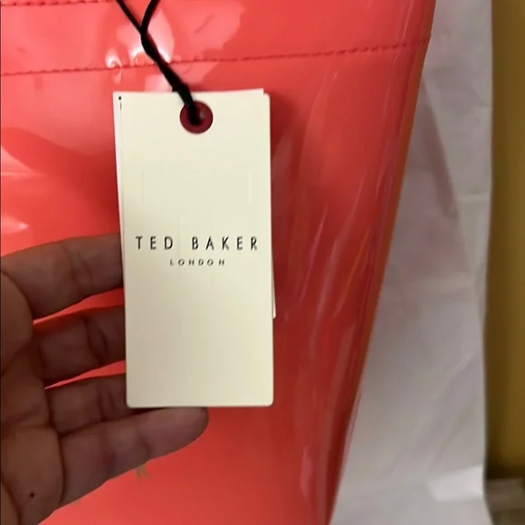 Ted Baker Pink Structured Tote Bag - Picture 6 of 7
